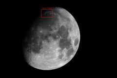 Localización de Sinus Iridum. (Crédito: Gustavo Sánchez/Captando El Cosmos)